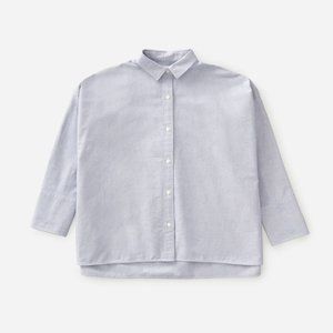 COPY - Everlane Blue Japanese Oxford Square Shirt 00